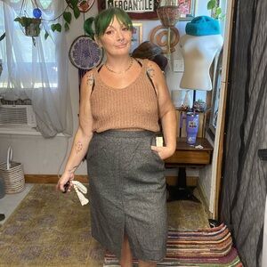 Vintage Fall 86 Evan Picone Pencil Skirt Size 16 New with Tags